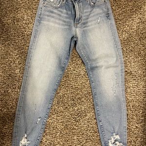 Wmns AGolde cropped distressed skinny